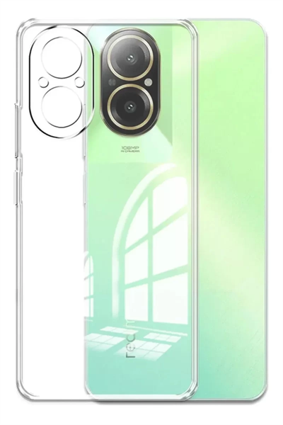 Realme 12 Lite Kılıf Lüx Şeffaf Silikon