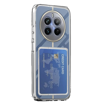 Realme 12 Pro Kılıf Kart Şeffaf Silikon - Şeffaf