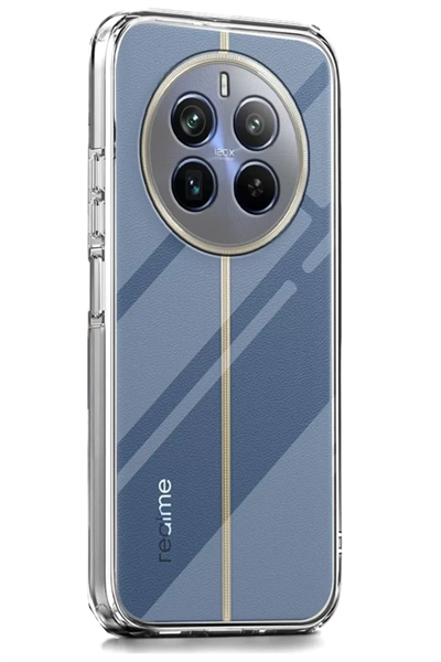 Realme 12 Pro Plus Kılıf Lüx Şeffaf Silikon