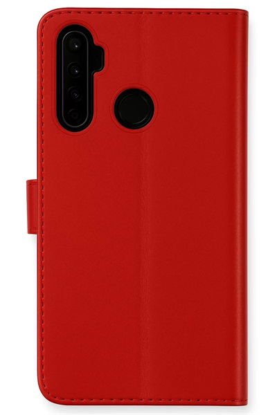 Realme 6i Kılıf Trend S Plus Kapaklı Kılıf - Kırmızı