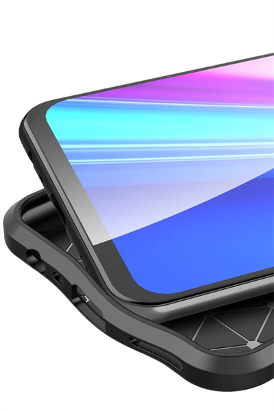 Realme 7 Kılıf Auto Focus Kapak - Kırmızı
