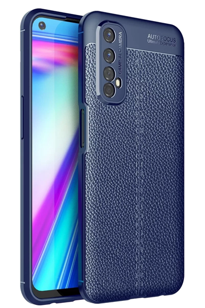 Realme 7 Kılıf Auto Focus Kapak - Lacivert