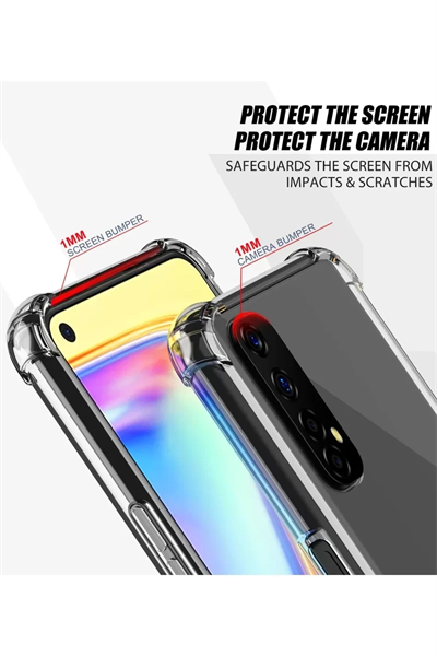 Realme 7 Kılıf Olex Tpu Silikon - Şeffaf