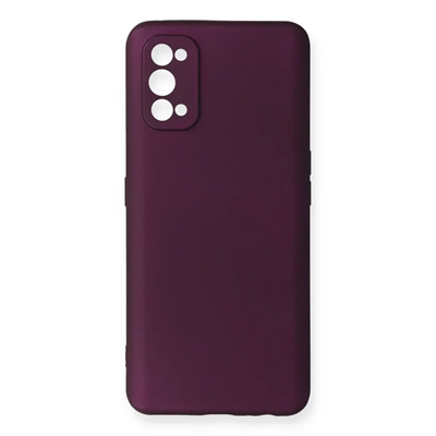 Realme 7 Pro Kılıf First Silikon - Mürdüm