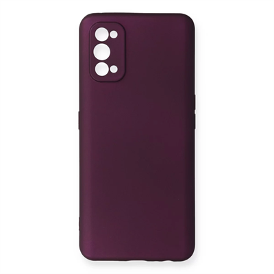 Realme 7 Pro Kılıf First Silikon - Mürdüm
