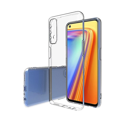 Realme 7 Pro Kılıf Lüx Şeffaf Silikon - Şeffaf