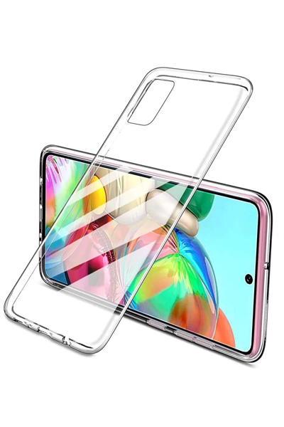 Realme 7 Pro Kılıf Lüx Şeffaf Silikon - Şeffaf