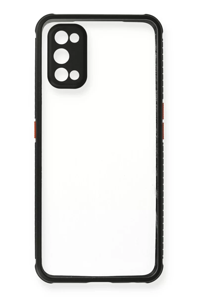 Realme 7 Pro Kılıf Miami Şeffaf Silikon - Siyah