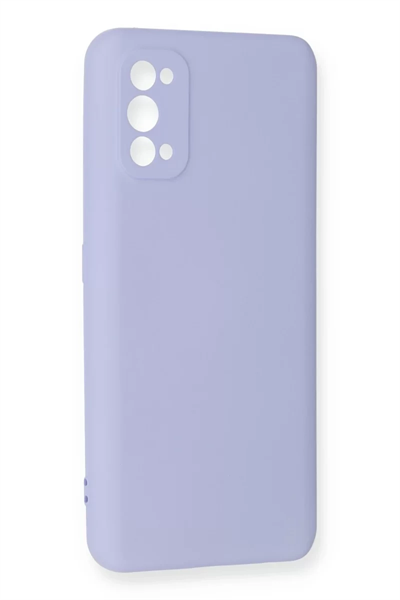 Realme 7 Pro Kılıf Nano içi Kadife Silikon - Lila