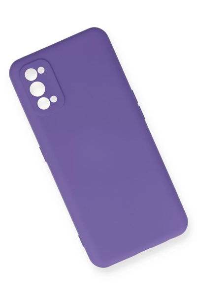 Realme 7 Pro Kılıf Nano içi Kadife Silikon - Mor