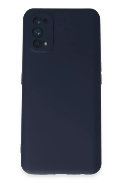 Realme 7 Pro Kılıf Nano içi Kadife Silikon - Lacivert