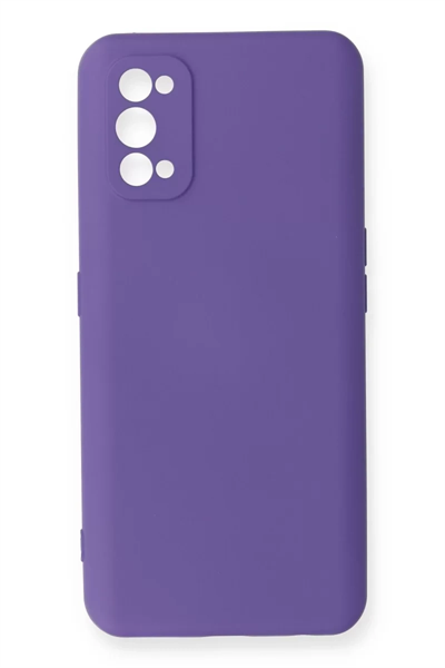 Realme 7 Pro Kılıf Nano içi Kadife Silikon - Mor