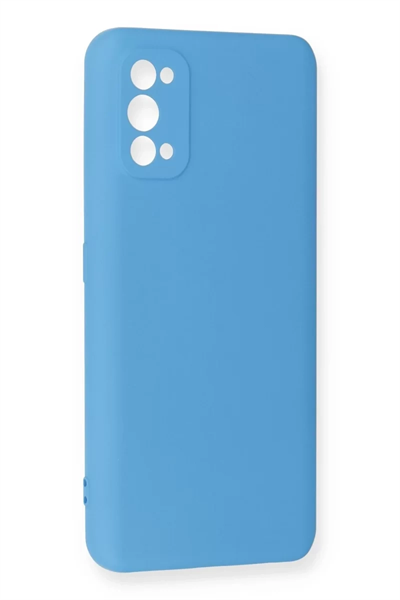 Realme 7 Pro Kılıf Nano içi Kadife Silikon - Mavi