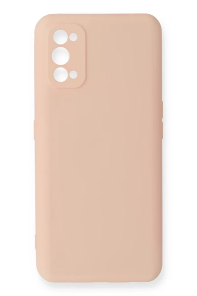 Realme 7 Pro Kılıf Nano içi Kadife Silikon - Pudra