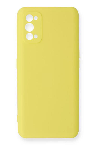Realme 7 Pro Kılıf Nano içi Kadife Silikon - Sarı