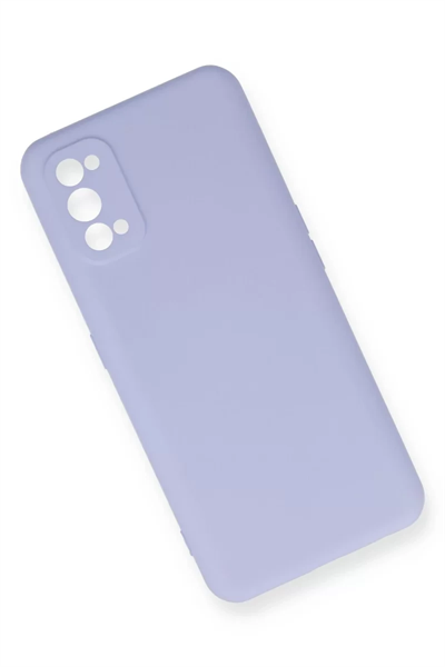 Realme 7 Pro Kılıf Nano içi Kadife Silikon - Lila