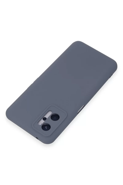 Realme 9i 4G Kılıf Nano içi Kadife Silikon - Gri