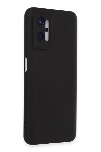 Realme 9i 4G Kılıf Nano içi Kadife Silikon - Siyah