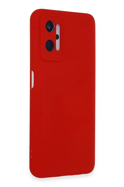 Realme 9i 4G Kılıf Nano içi Kadife Silikon - Kırmızı