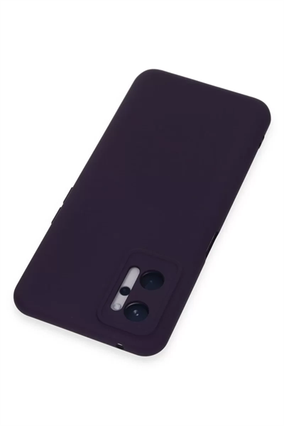 Realme 9i 4G Kılıf Nano içi Kadife Silikon - Mor