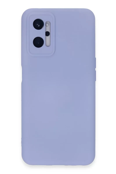 Realme 9i 4G Kılıf Nano içi Kadife Silikon - Lila