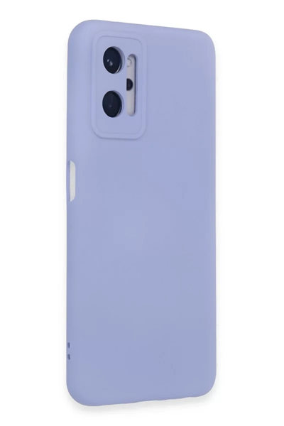Realme 9i 4G Kılıf Nano içi Kadife Silikon - Lila