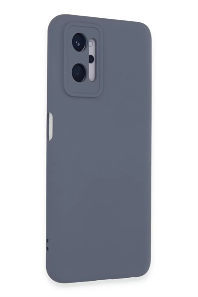 Realme 9i 4G Kılıf Nano içi Kadife Silikon - Gri