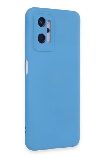 Realme 9i 4G Kılıf Nano içi Kadife Silikon - Mavi