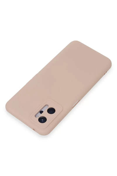 Realme 9i 4G Kılıf Nano içi Kadife Silikon - Pudra