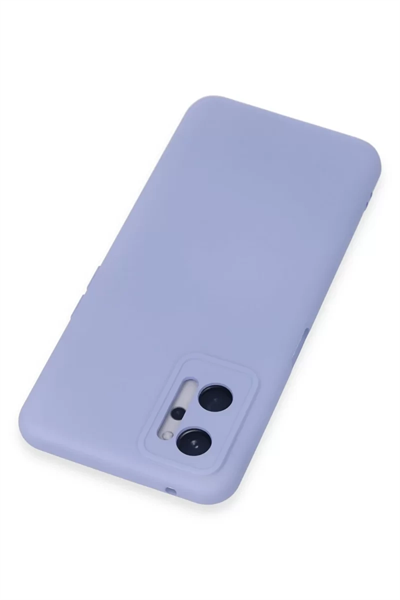 Realme 9i 4G Kılıf Nano içi Kadife Silikon - Lila