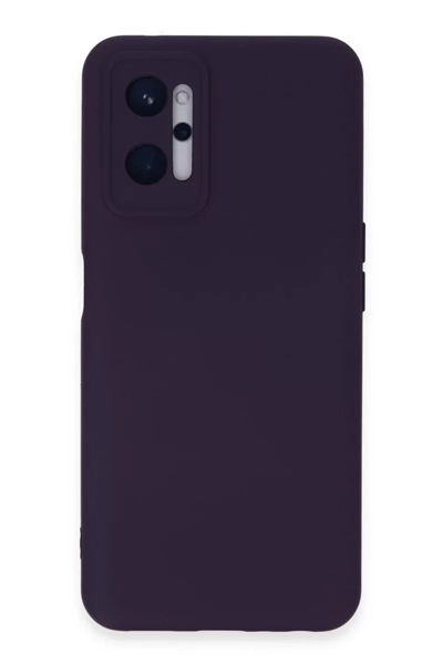 Realme 9i 4G Kılıf Nano içi Kadife Silikon - Mor