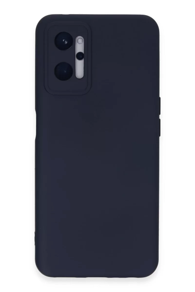 Realme 9i 4G Kılıf Nano içi Kadife Silikon - Lacivert