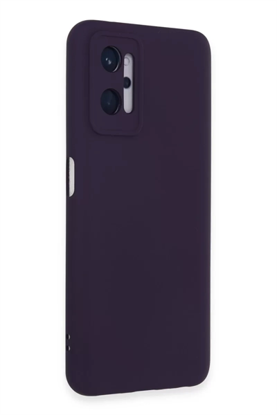 Realme 9i 4G Kılıf Nano içi Kadife Silikon - Mor