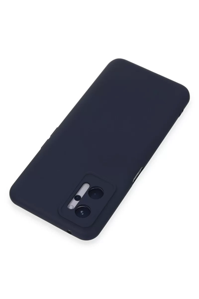 Realme 9i 4G Kılıf Nano içi Kadife Silikon - Lacivert