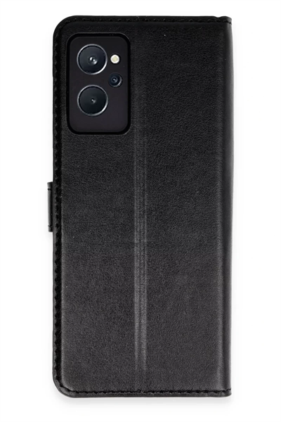 Realme 9i 4G Trend S Plus Kapaklı Kılıf - Siyah