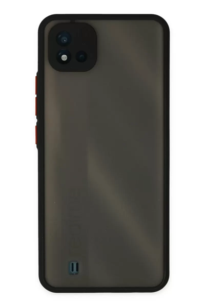 Realme C11 2021 Kılıf Montreal Silikon Kapak - Siyah