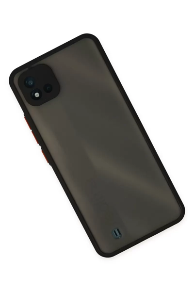 Realme C11 2021 Kılıf Montreal Silikon Kapak - Siyah
