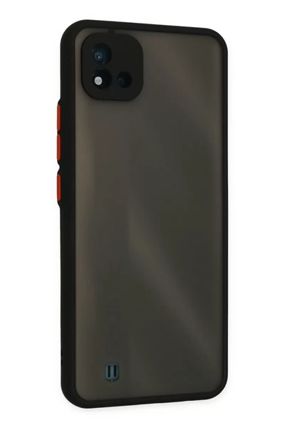 Realme C11 2021 Kılıf Montreal Silikon Kapak - Siyah