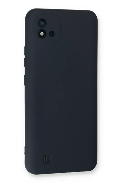 Realme C11 2021 Kılıf Nano içi Kadife Silikon - Lacivert