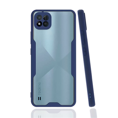 Realme C11 2021 Kılıf Platin Silikon - Lacivert