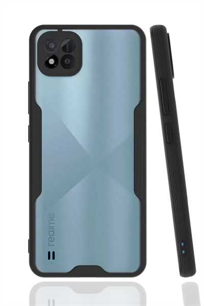 Realme C11 2021 Kılıf Platin Silikon - Siyah