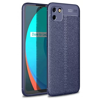 Realme C11 Kılıf Auto Focus Kapak - Lacivert