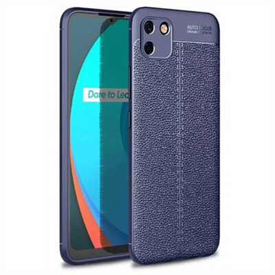 Realme C11 Kılıf Auto Focus Kapak - Lacivert