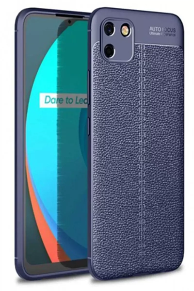 Realme C11 Kılıf Auto Focus Kapak - Lacivert