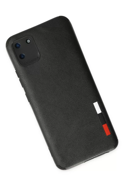 Realme C11 Kılıf Loop Deri Silikon - Siyah