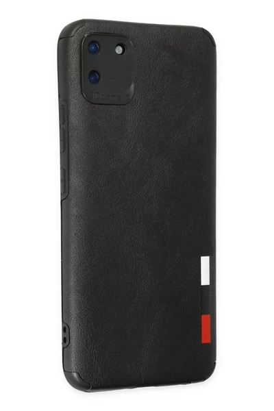 Realme C11 Kılıf Loop Deri Silikon - Siyah