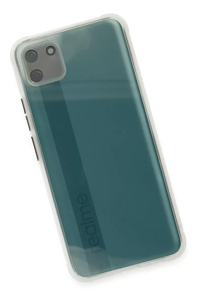 Realme C11 Kılıf Miami Şeffaf Silikon - Şeffaf