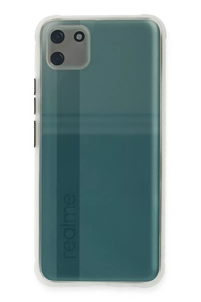 Realme C11 Kılıf Miami Şeffaf Silikon - Şeffaf