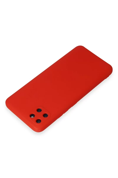 Realme C11 Kılıf Nano içi Kadife Silikon - Kırmızı