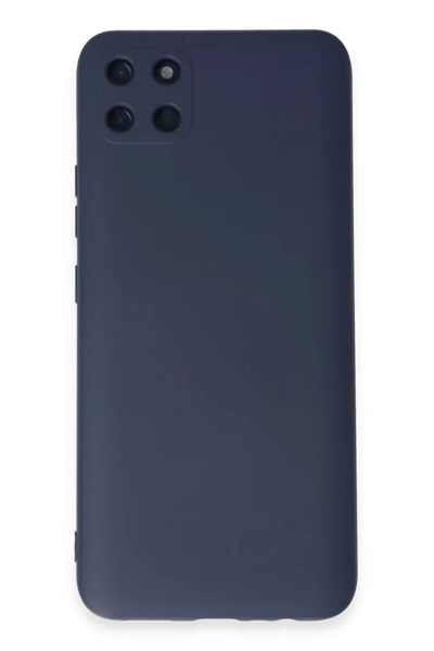 Realme C11 Kılıf Nano içi Kadife Silikon - Lacivert